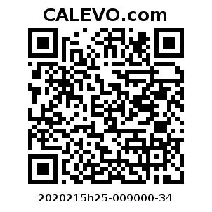 Calevo.com Preisschild 2020215h25-009000-34