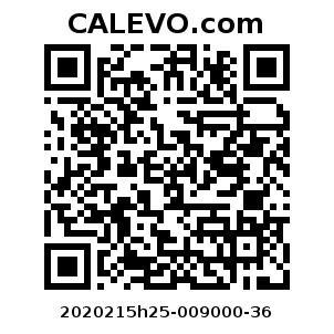 Calevo.com Preisschild 2020215h25-009000-36