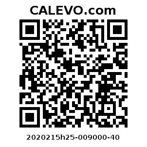 Calevo.com Preisschild 2020215h25-009000-40