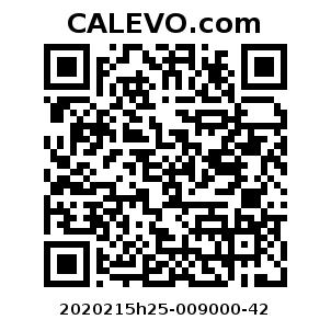 Calevo.com Preisschild 2020215h25-009000-42