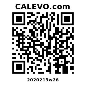 Calevo.com Preisschild 2020215w26