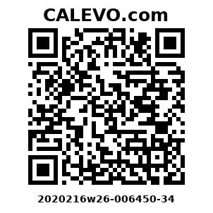 Calevo.com Preisschild 2020216w26-006450-34