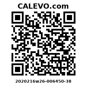 Calevo.com Preisschild 2020216w26-006450-38