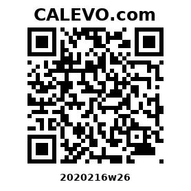 Calevo.com Preisschild 2020216w26
