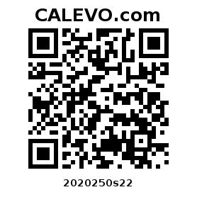 Calevo.com Preisschild 2020250s22