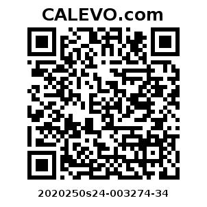 Calevo.com Preisschild 2020250s24-003274-34