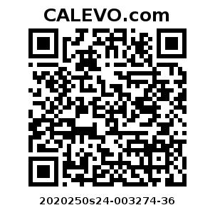 Calevo.com Preisschild 2020250s24-003274-36