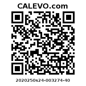 Calevo.com Preisschild 2020250s24-003274-40