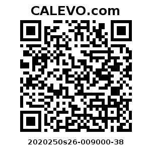 Calevo.com Preisschild 2020250s26-009000-38