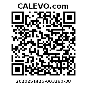 Calevo.com Preisschild 2020251s26-003280-38