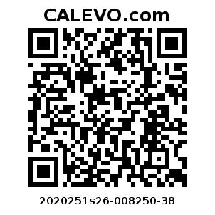 Calevo.com Preisschild 2020251s26-008250-38