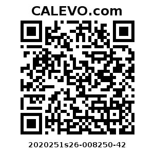 Calevo.com Preisschild 2020251s26-008250-42