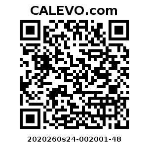 Calevo.com Preisschild 2020260s24-002001-48