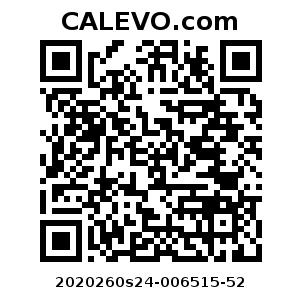 Calevo.com Preisschild 2020260s24-006515-52