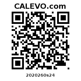 Calevo.com Preisschild 2020260s24