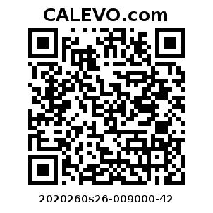 Calevo.com Preisschild 2020260s26-009000-42
