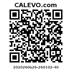 Calevo.com Preisschild 2020260s26-260102-40