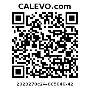 Calevo.com Preisschild 2020270c24-005040-42