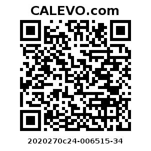 Calevo.com Preisschild 2020270c24-006515-34
