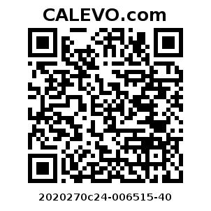 Calevo.com Preisschild 2020270c24-006515-40