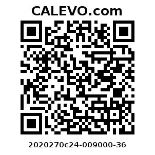 Calevo.com Preisschild 2020270c24-009000-36