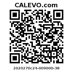 Calevo.com Preisschild 2020270c24-009000-38