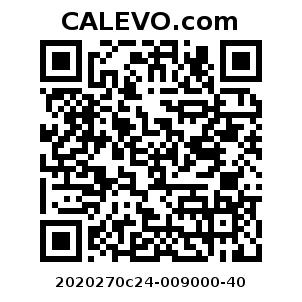 Calevo.com Preisschild 2020270c24-009000-40