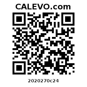 Calevo.com Preisschild 2020270c24