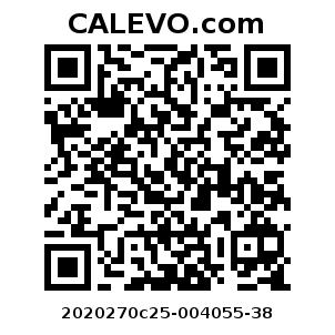 Calevo.com pricetag 2020270c25-004055-38