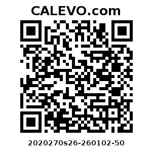 Calevo.com Preisschild 2020270s26-260102-50
