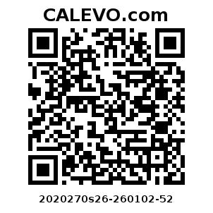Calevo.com Preisschild 2020270s26-260102-52