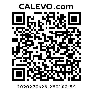 Calevo.com Preisschild 2020270s26-260102-54