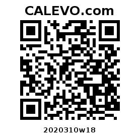 Calevo.com Preisschild 2020310w18