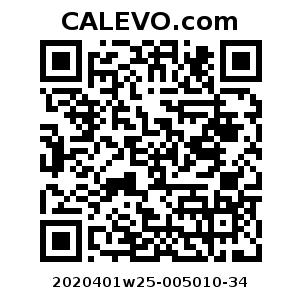 Calevo.com Preisschild 2020401w25-005010-34