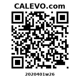 Calevo.com Preisschild 2020401w26