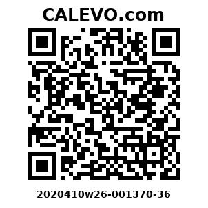 Calevo.com Preisschild 2020410w26-001370-36