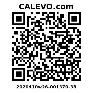 Calevo.com Preisschild 2020410w26-001370-38