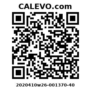 Calevo.com Preisschild 2020410w26-001370-40