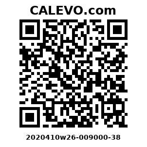 Calevo.com Preisschild 2020410w26-009000-38
