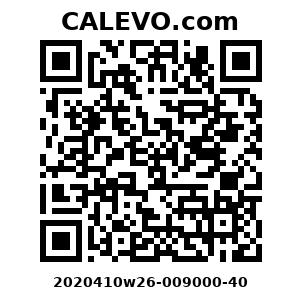 Calevo.com Preisschild 2020410w26-009000-40