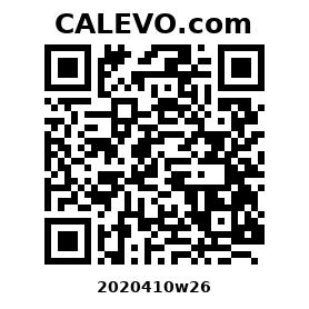 Calevo.com Preisschild 2020410w26