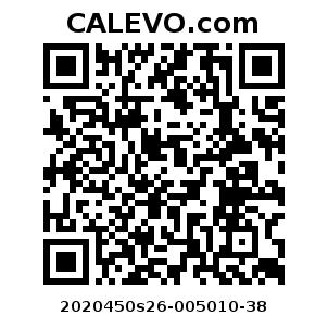 Calevo.com Preisschild 2020450s26-005010-38