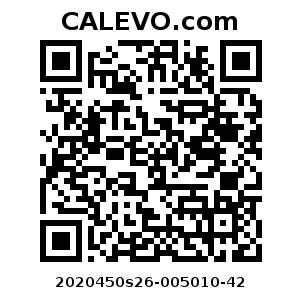Calevo.com Preisschild 2020450s26-005010-42