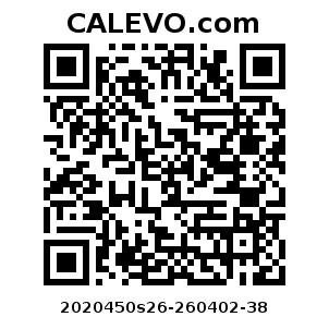 Calevo.com Preisschild 2020450s26-260402-38