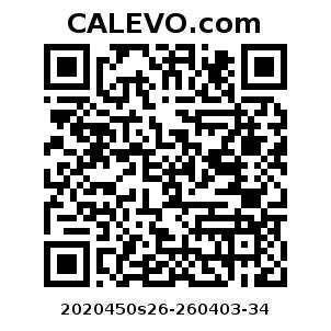 Calevo.com Preisschild 2020450s26-260403-34