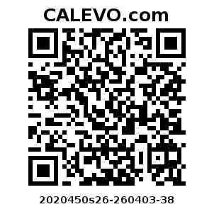Calevo.com Preisschild 2020450s26-260403-38