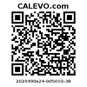 Calevo.com Preisschild 2020490s24-005010-38