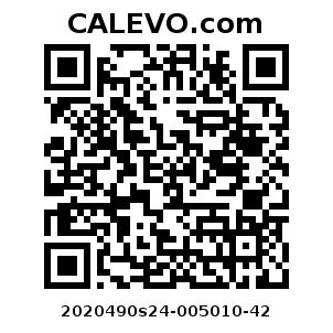 Calevo.com Preisschild 2020490s24-005010-42
