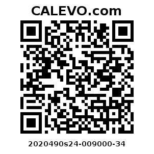 Calevo.com pricetag 2020490s24-009000-34