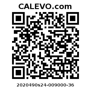 Calevo.com pricetag 2020490s24-009000-36